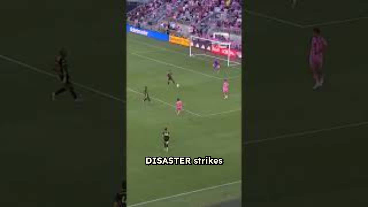 Disaster Strikes: Messi Capitalizes on Mistake