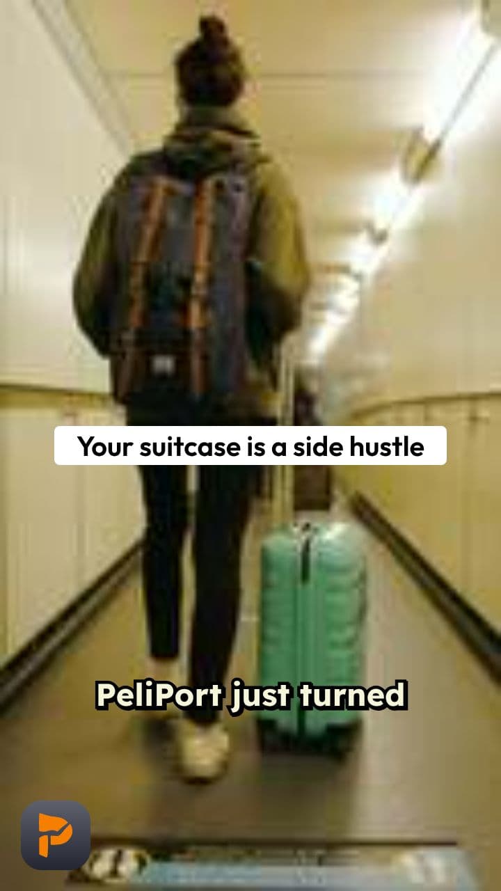 PeliPort Suitcase Side Hustle