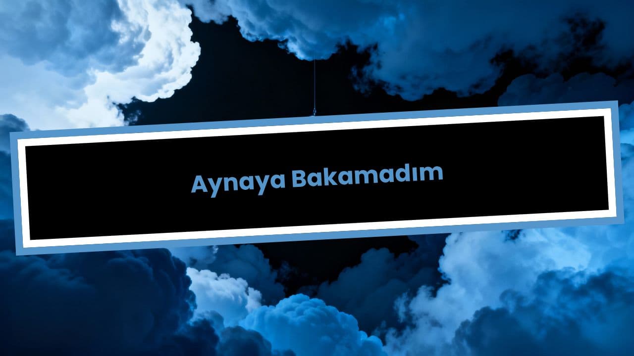 Aynaya Bakamadım