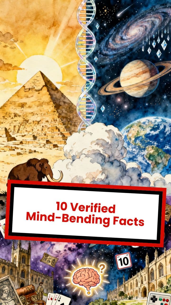 10 Verified Mind-Bending Facts