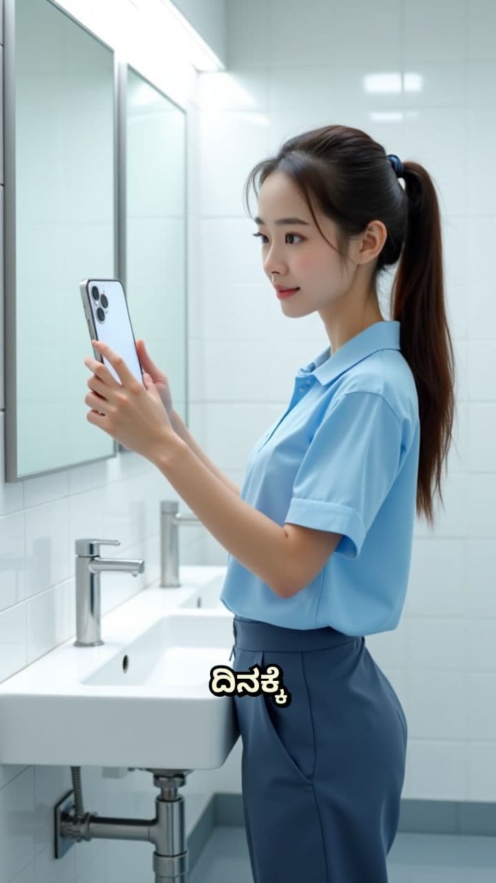 ವಾಷ್‌ರೂಮ್ ಕ್ಲೀನಿಂಗ್‌ನಲ್ಲಿ ಫೋಟೋ ಕಡ್ಡಾಯ