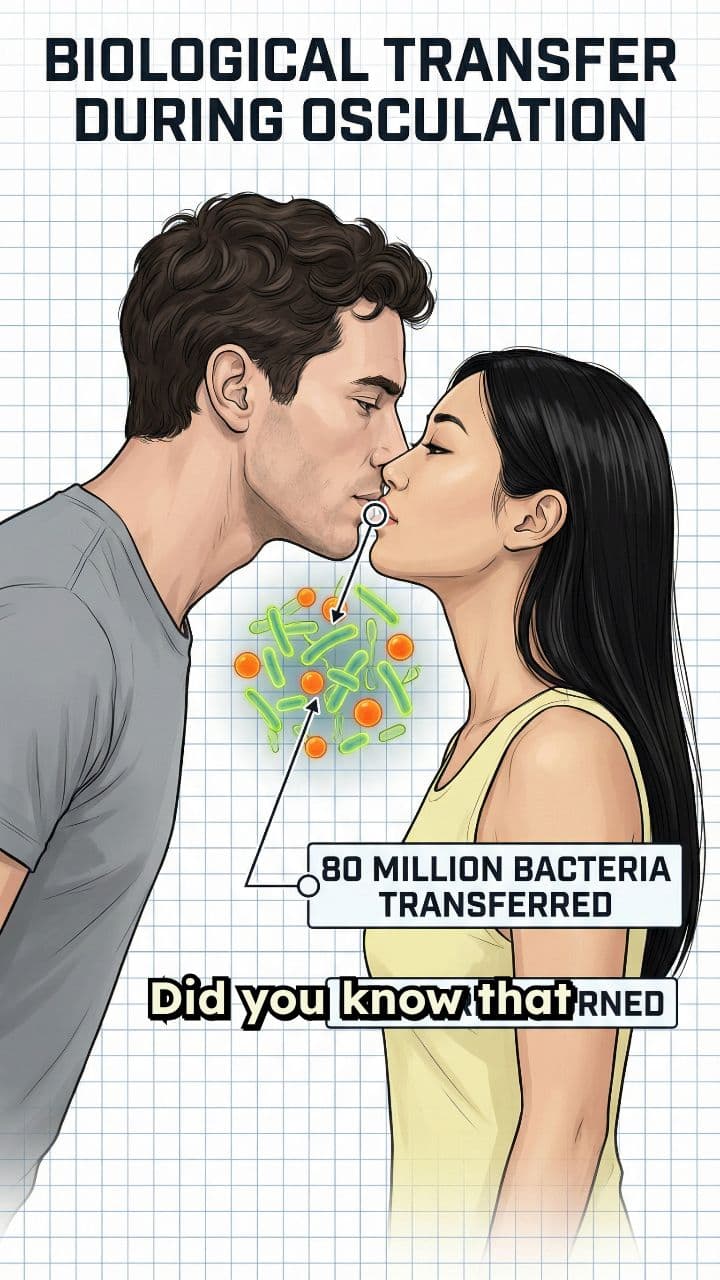 Kissing: Calories and Bacteria