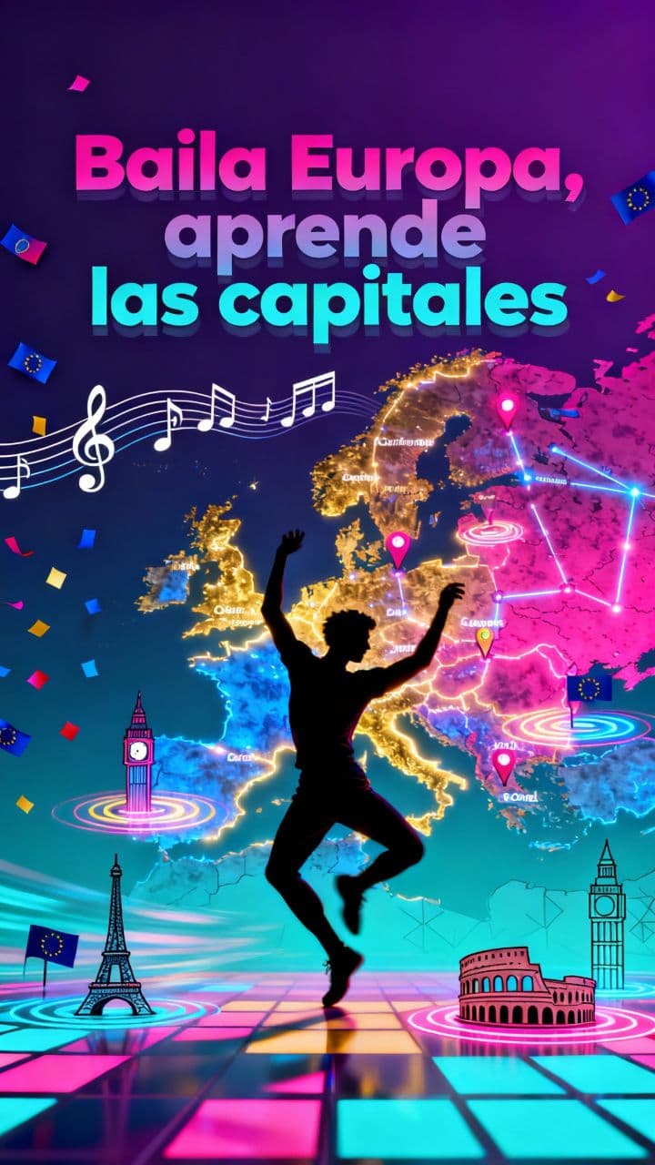 Baila Europa, aprende las capitales