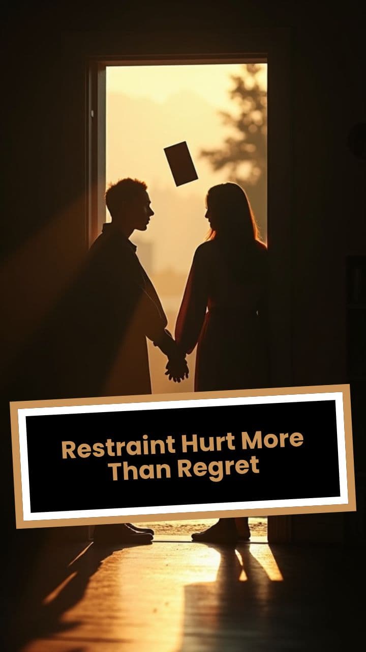 Restraint Hurt More Than Regret