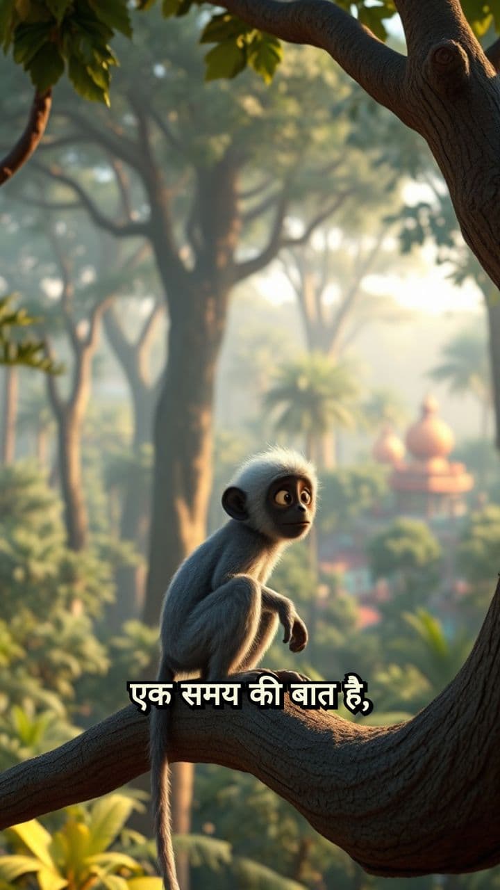 बंदर की दोस्ती और साहस