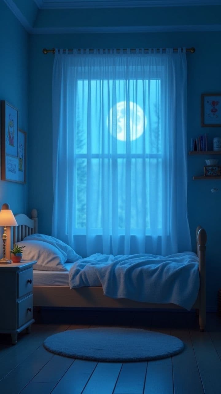 Luna, cuídame al soñar