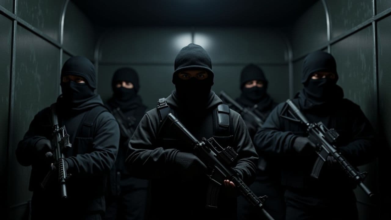 Gunfight with Armed Gang in Van