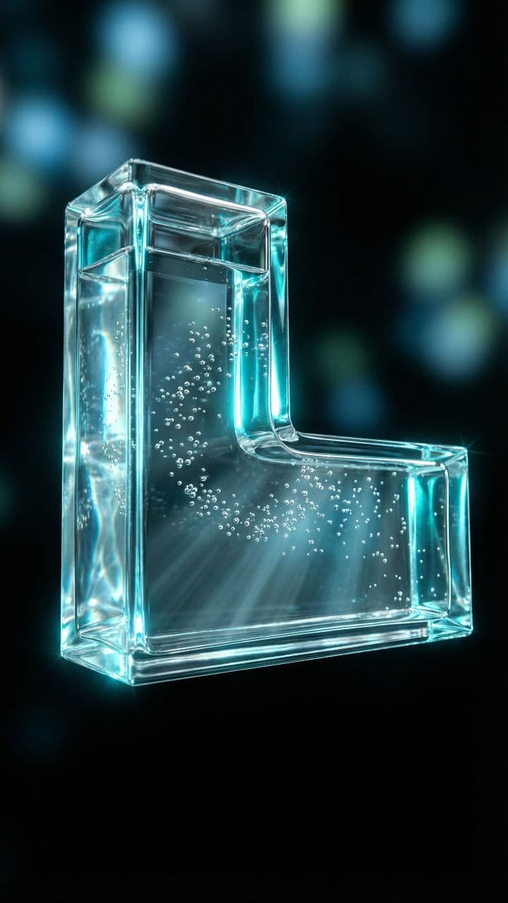 ASMR Crystal Liquid Tetris