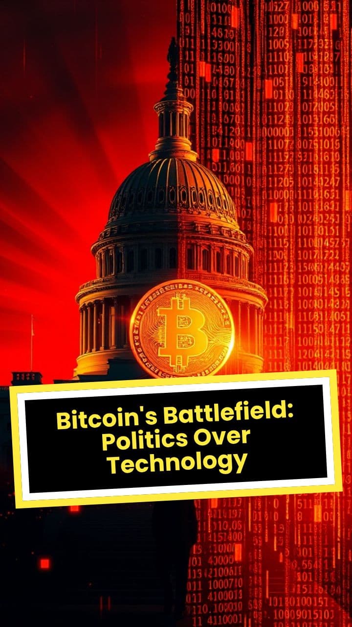 Bitcoin's Battlefield: Politics Over Technology