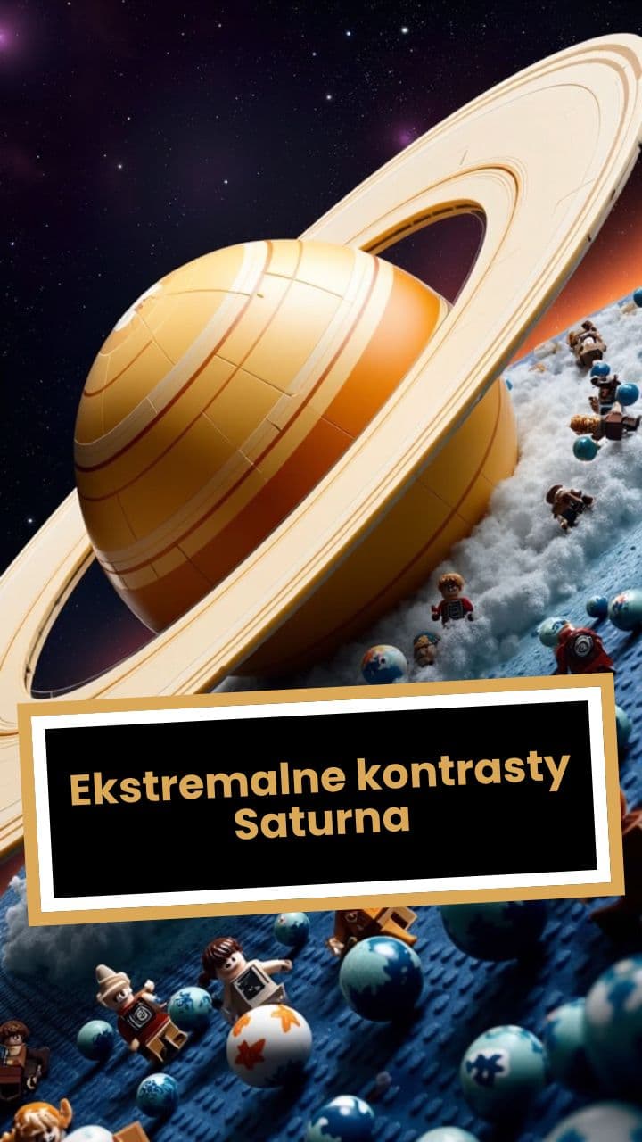 Ekstremalne kontrasty Saturna