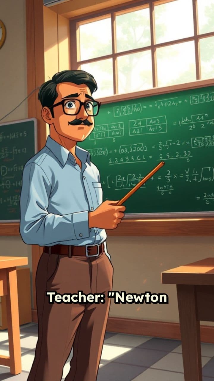 Newton’s “Fourth Law” Joke