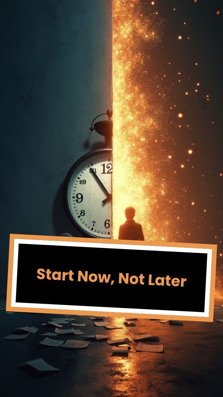 Start Now, Not Later