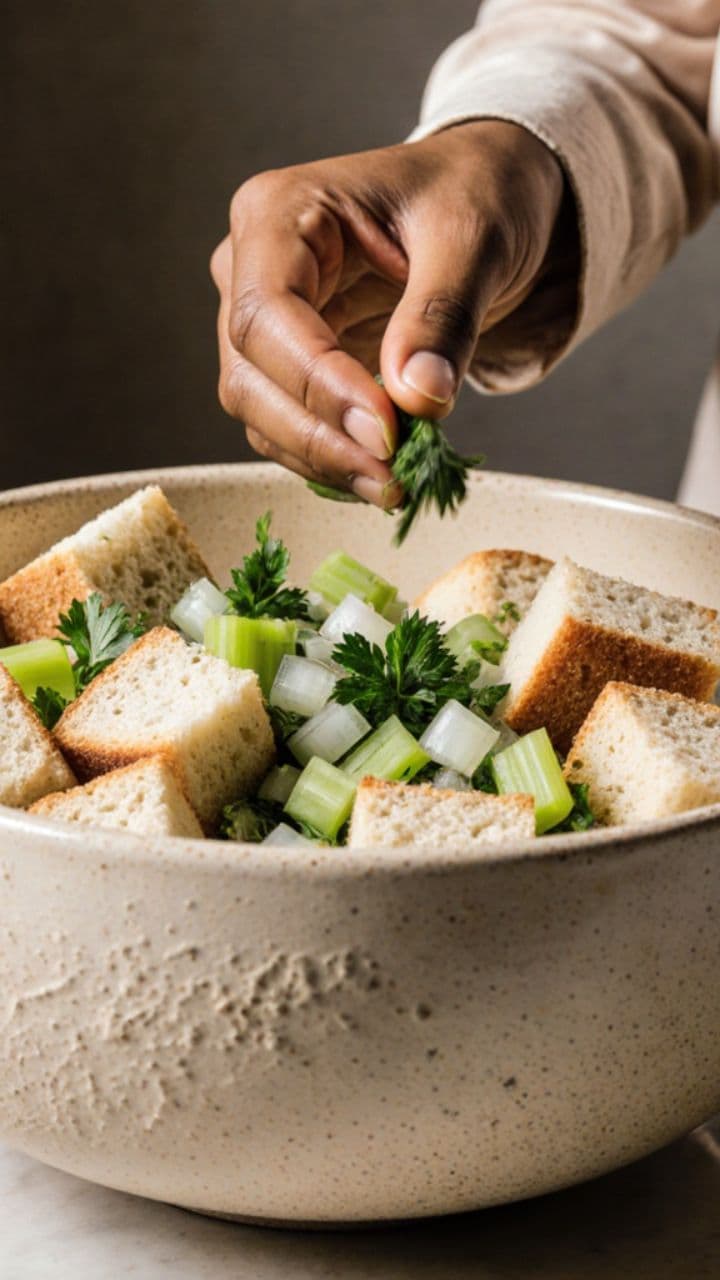 Classic Thanksgiving Stuffing ASMR