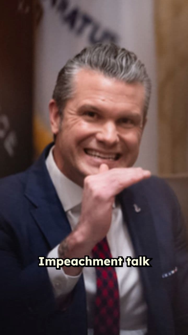 Impeachment Talks Heat Up Over Hegseth