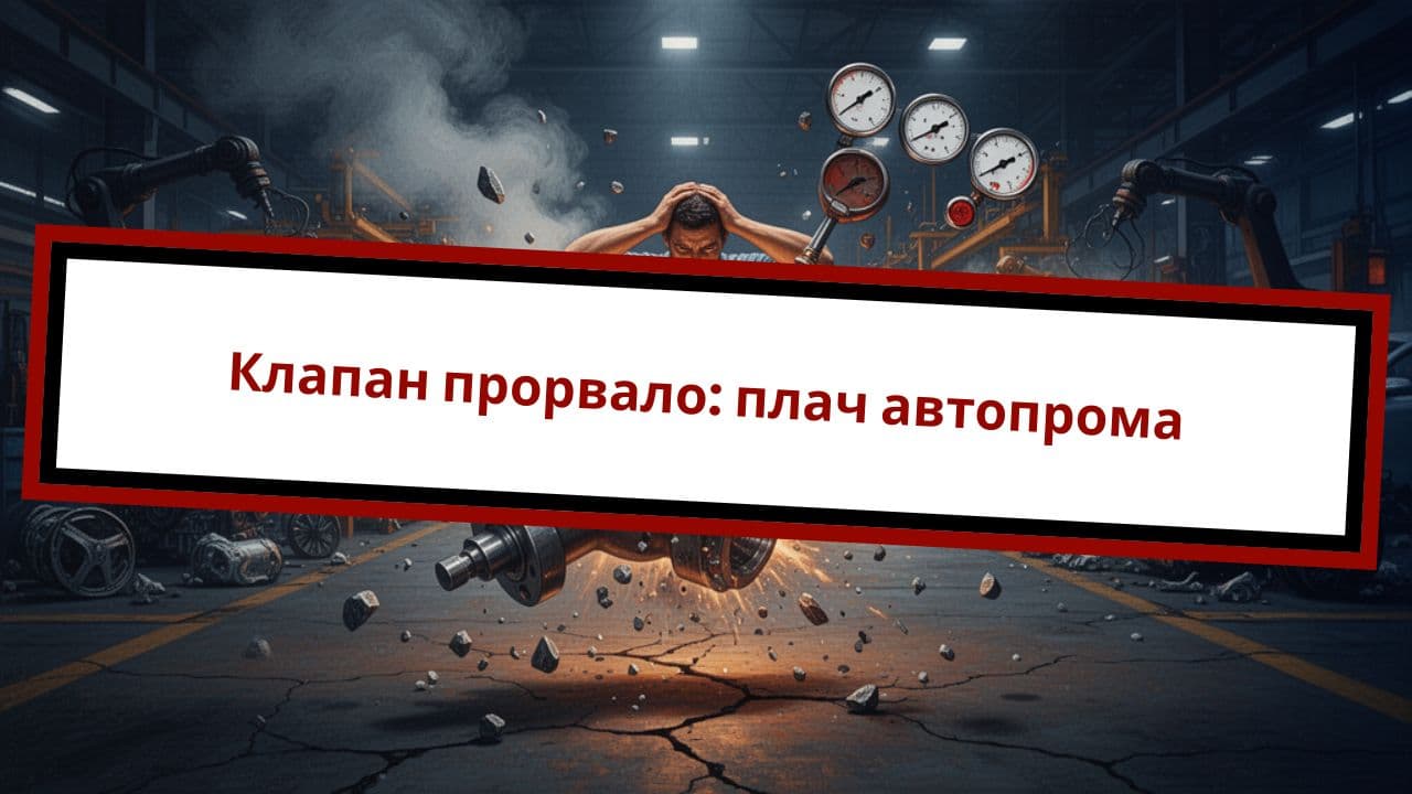 Клапан прорвало: плач автопрома
