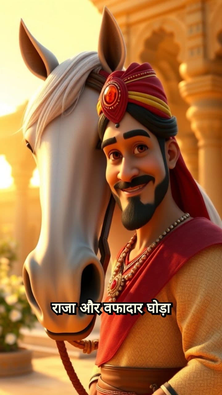 राजा और वफादार घोड़ा