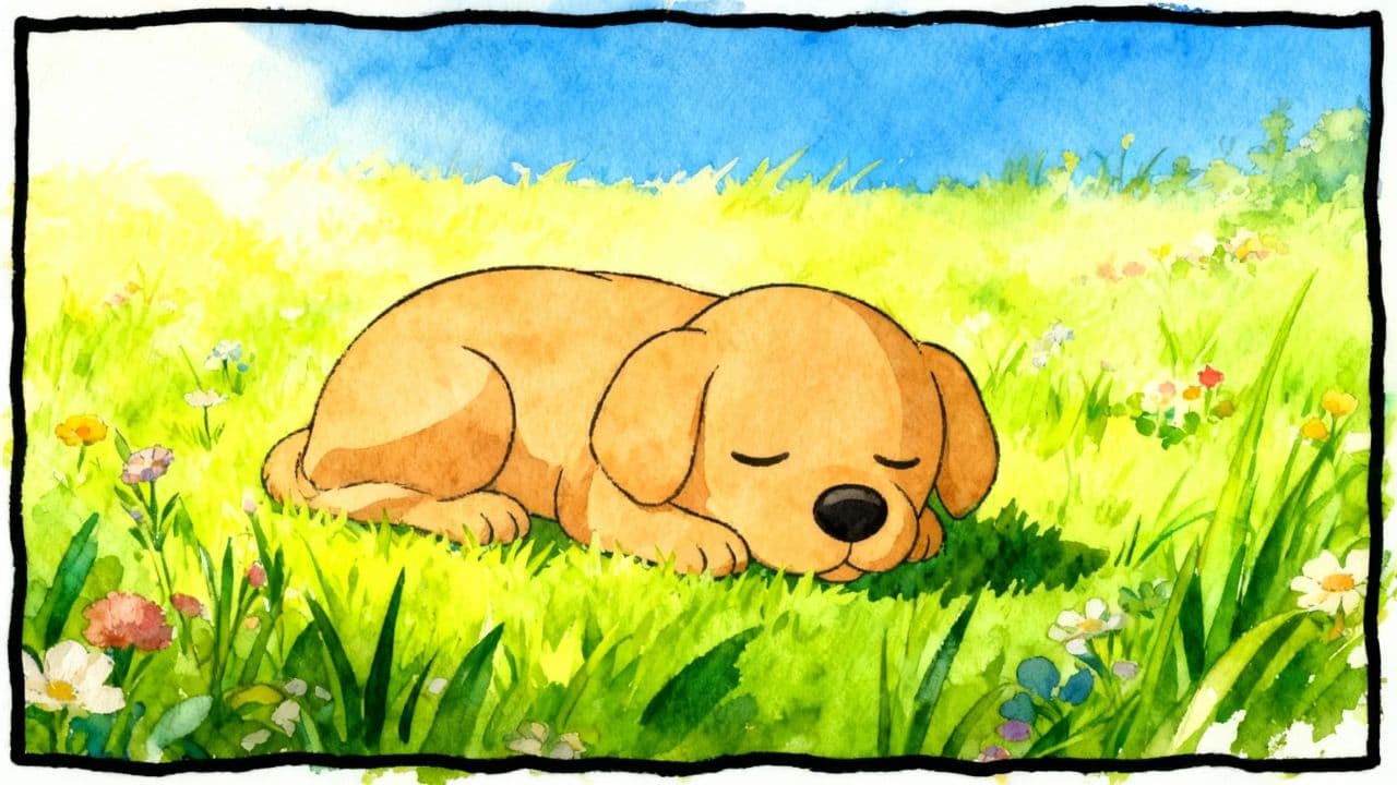 Tucker the Energetic Brown Dog