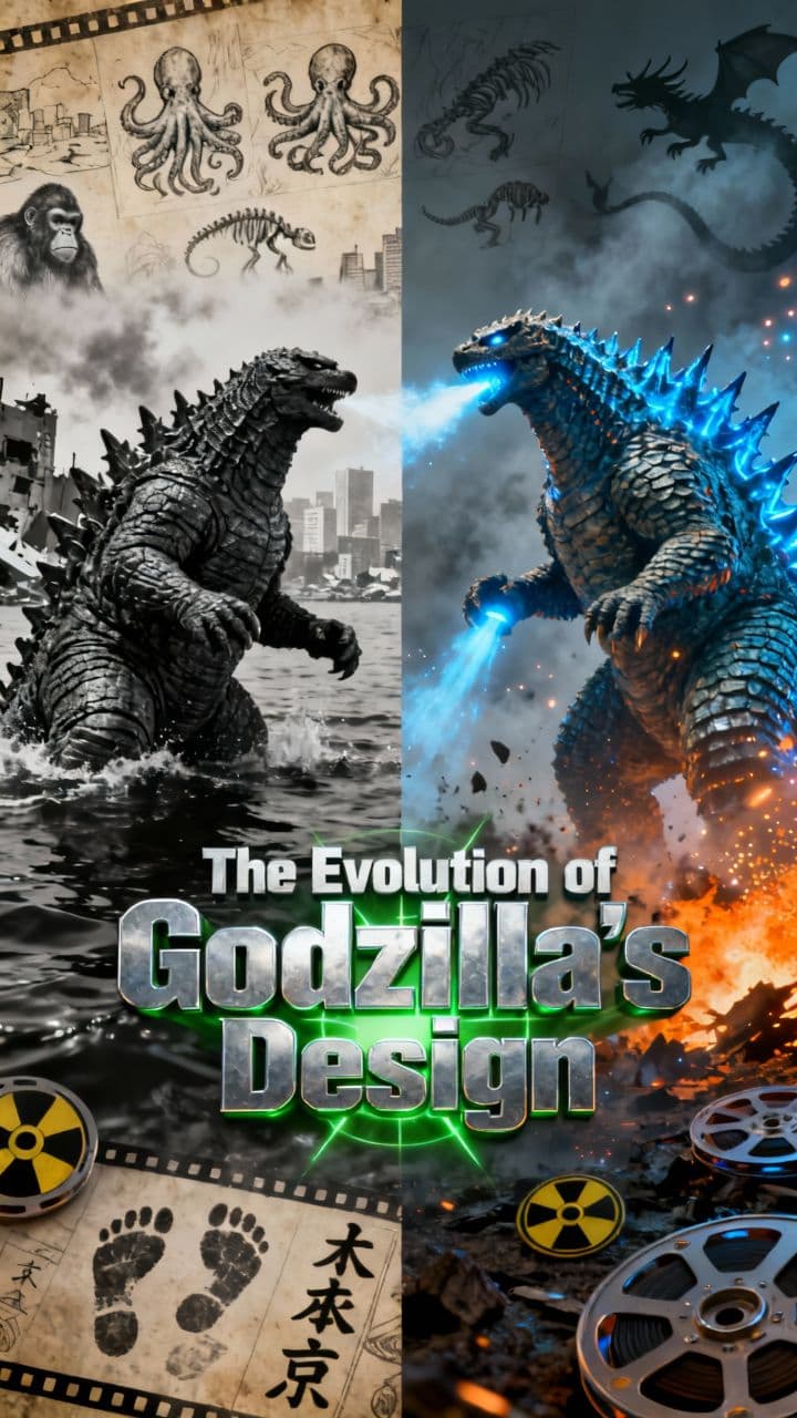 The Evolution of Godzilla's Design