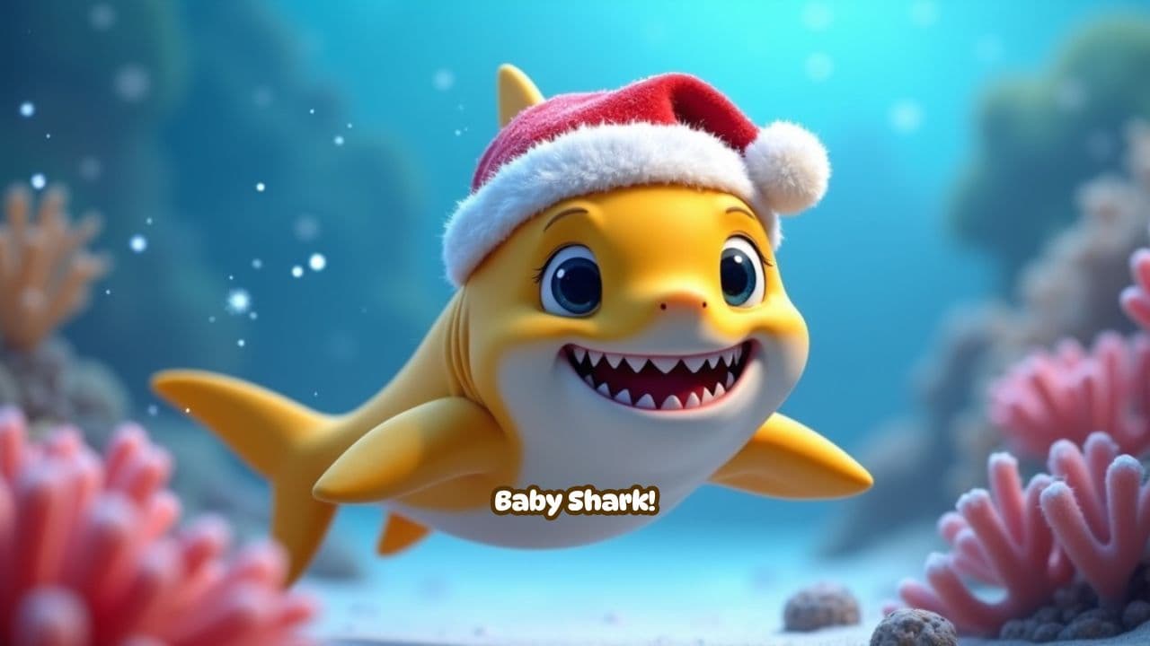 Underwater Christmas with Baby Shark