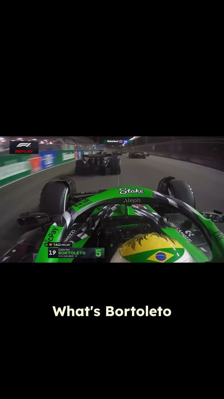 Crash! Bortoleto Clobbers Gasly
