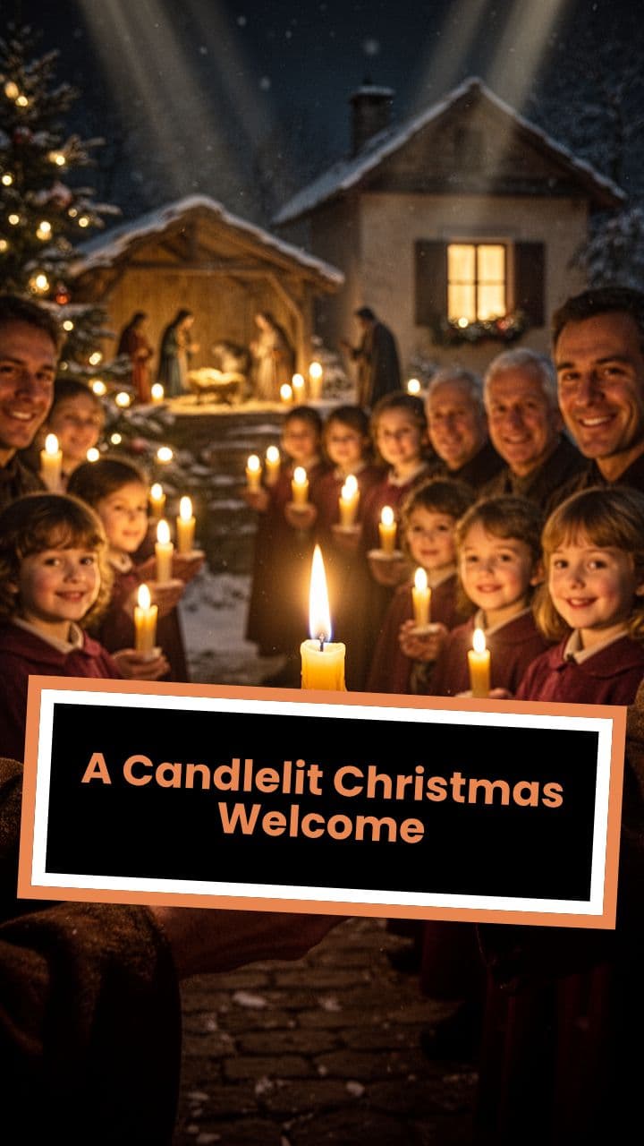 A Candlelit Christmas Welcome