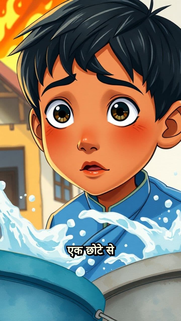 आरव और गाँव की आग