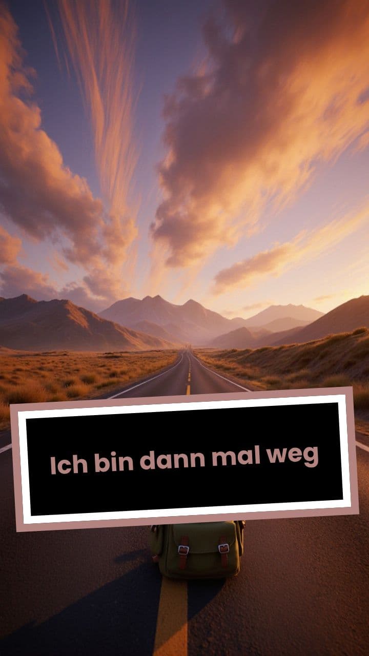 Ich bin dann mal weg