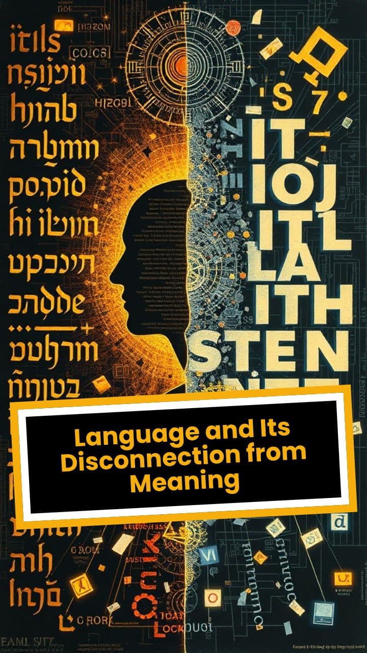 Language and Its Disconnection from Meaning