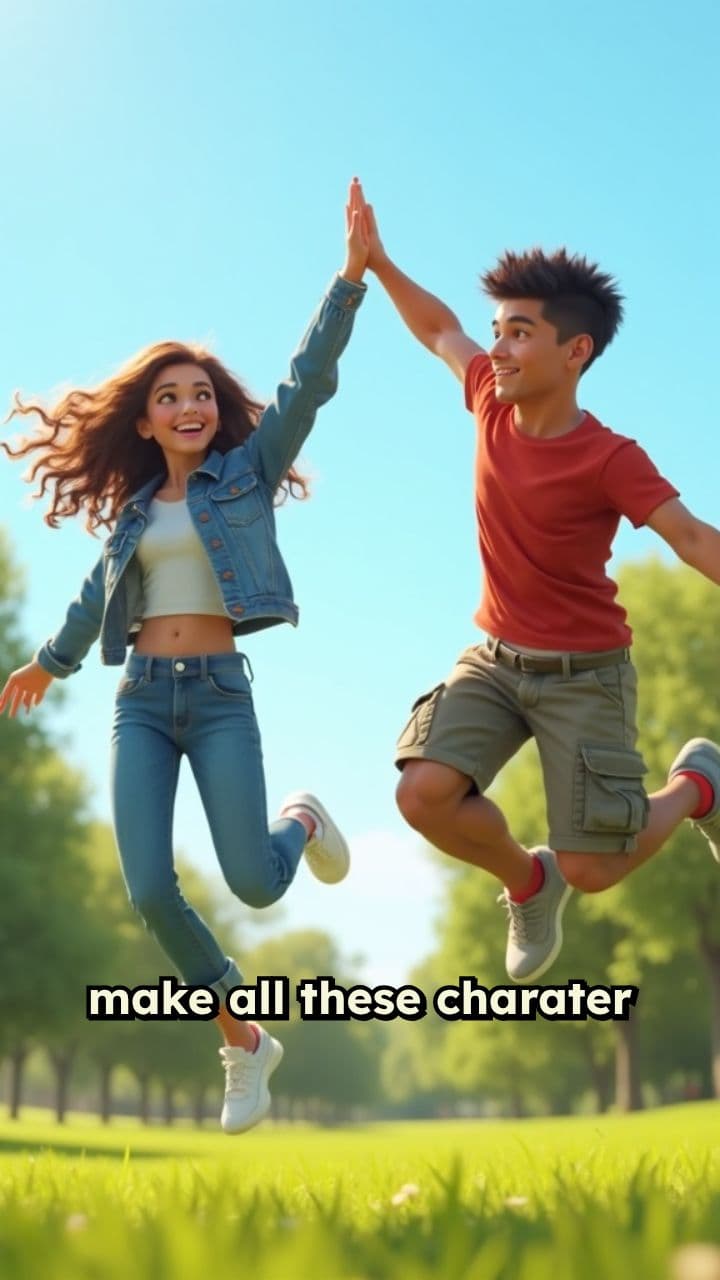 Jumping High Fives for Everyone