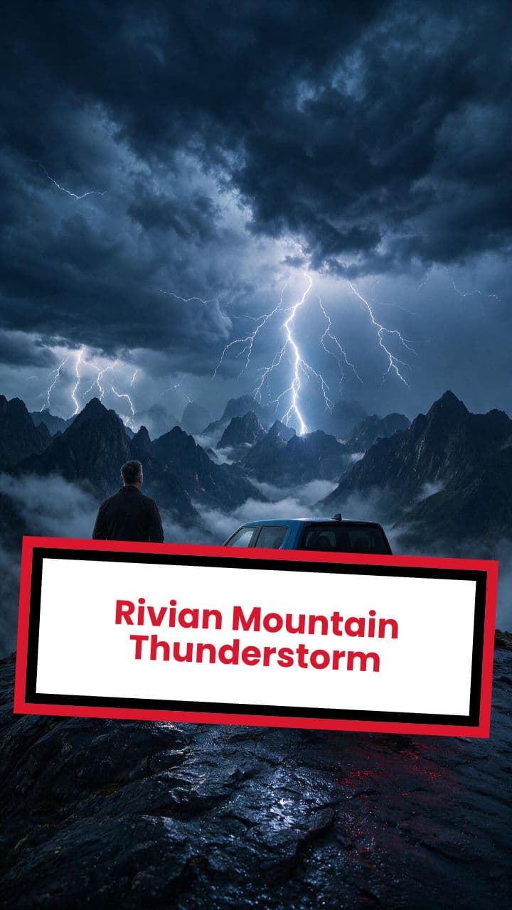 Rivian Mountain Thunderstorm