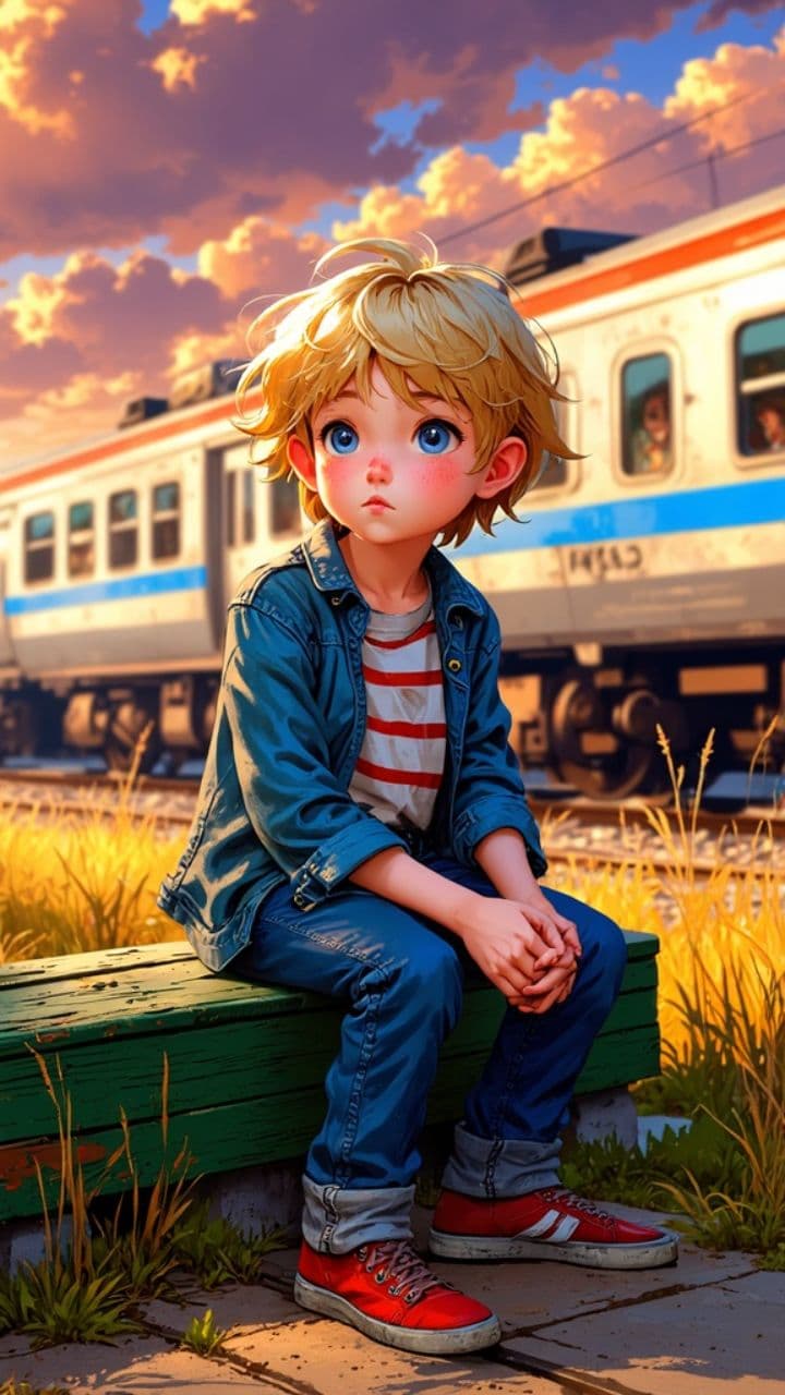 Gloomy Peace at Sunset