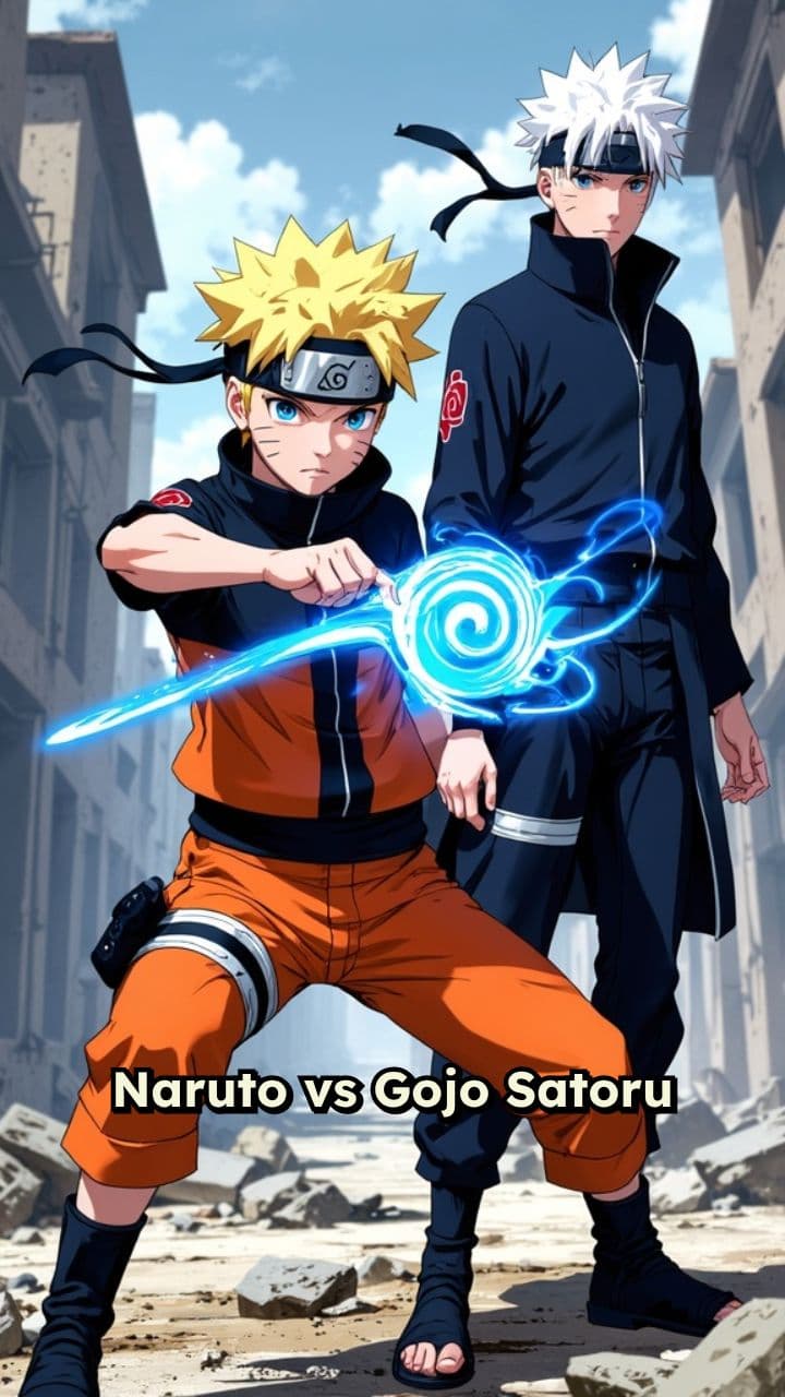 Naruto vs Gojo Satoru Showdown