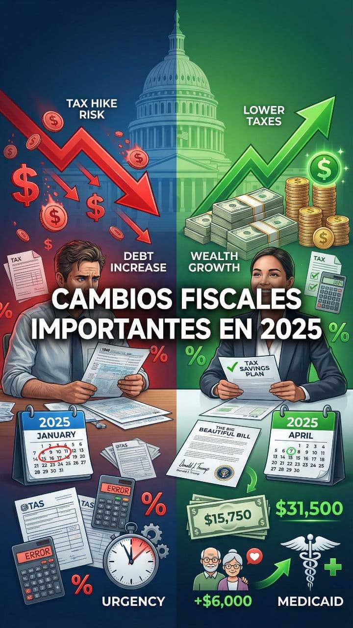 Cambios fiscales importantes en 2025