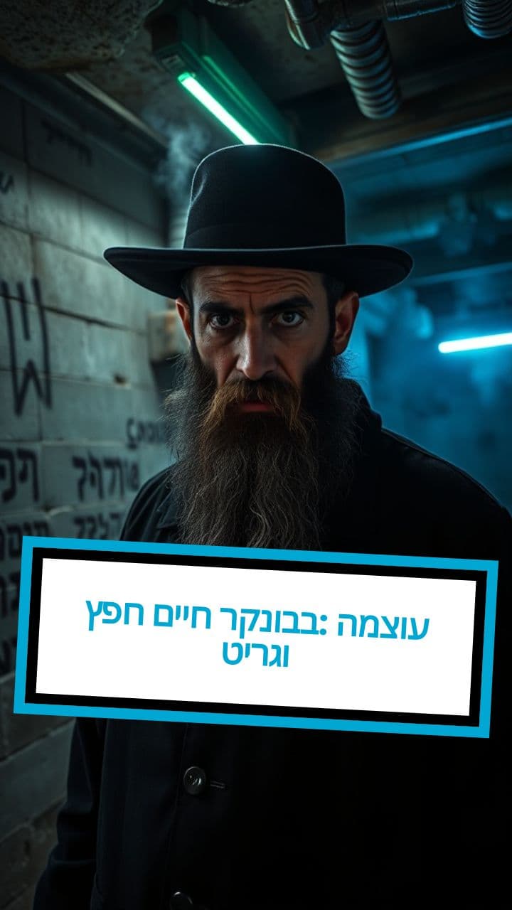 חפץ חיים בבונקר: עוצמה וגריט