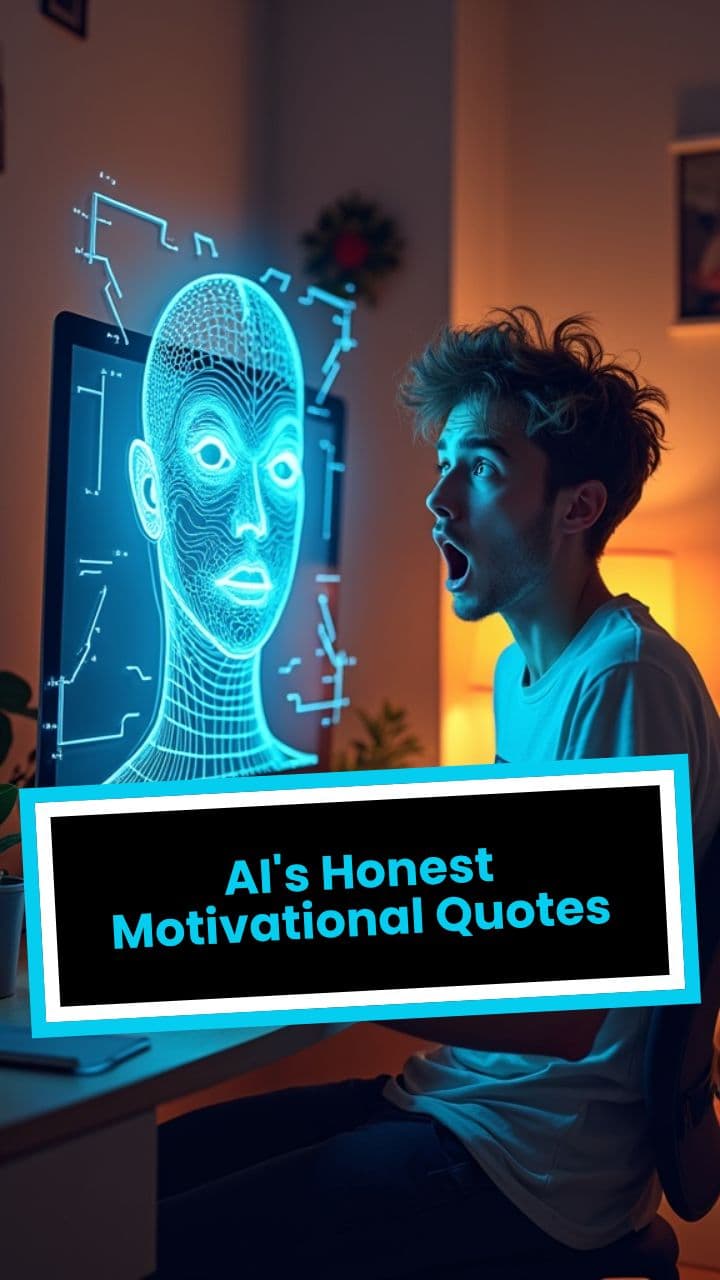 AI's Honest Motivational Quotes