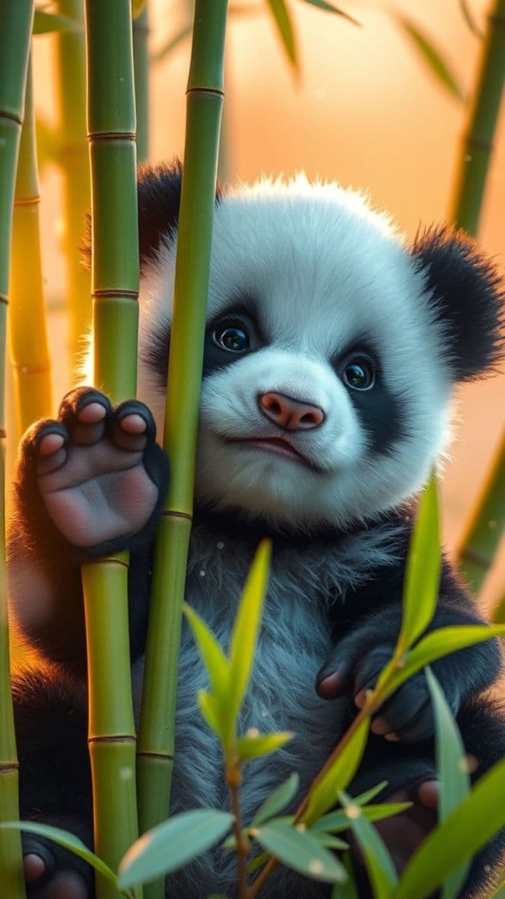 Baby Panda's Playful Day