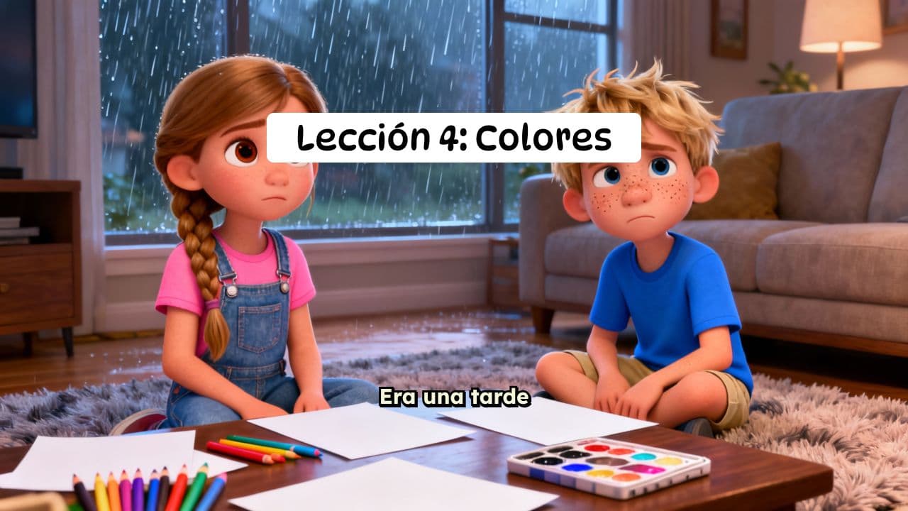 Lección 4: Colores - El arcoíris de Ana y Jack