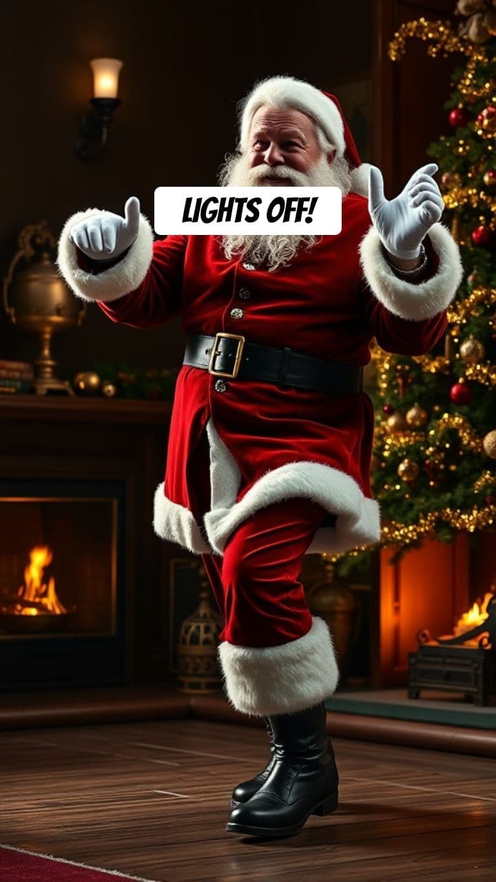 Santa's Lights Off Dance