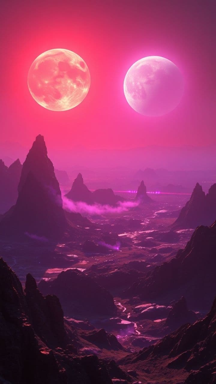 Ethereal Journey Through Cosmic Solitude