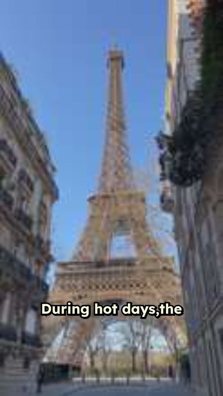 Eiffel Tower Expands in Heat