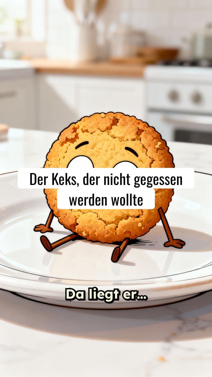 Der Keks, der nicht gegessen werden wollte