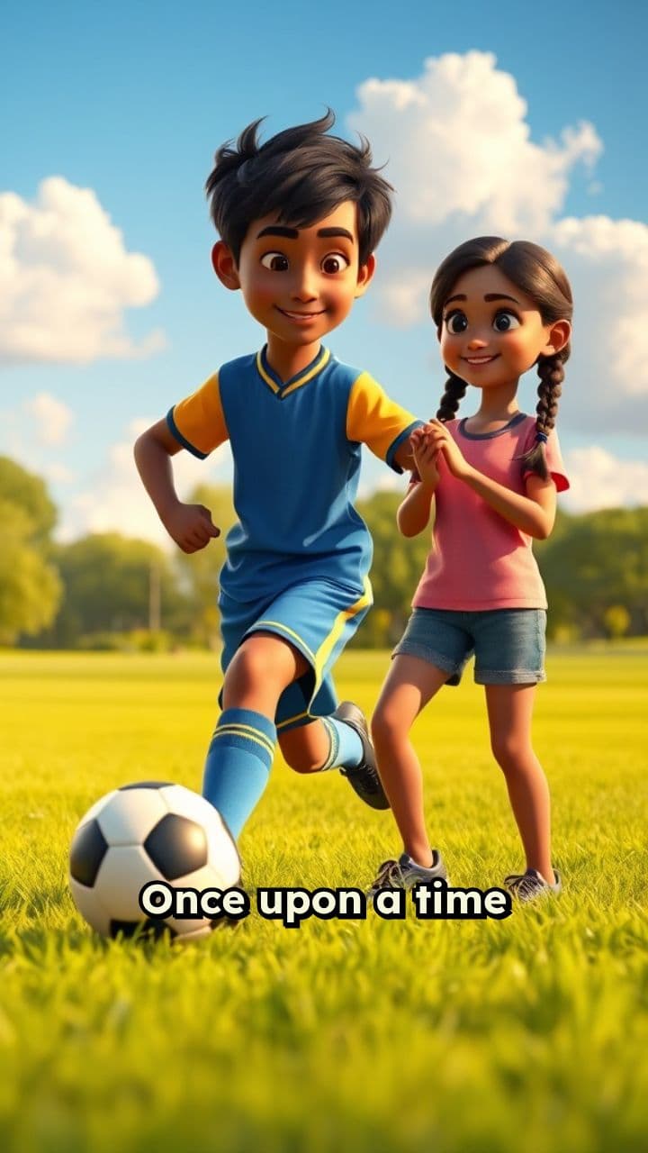 Manoj and Roshni's Football Game