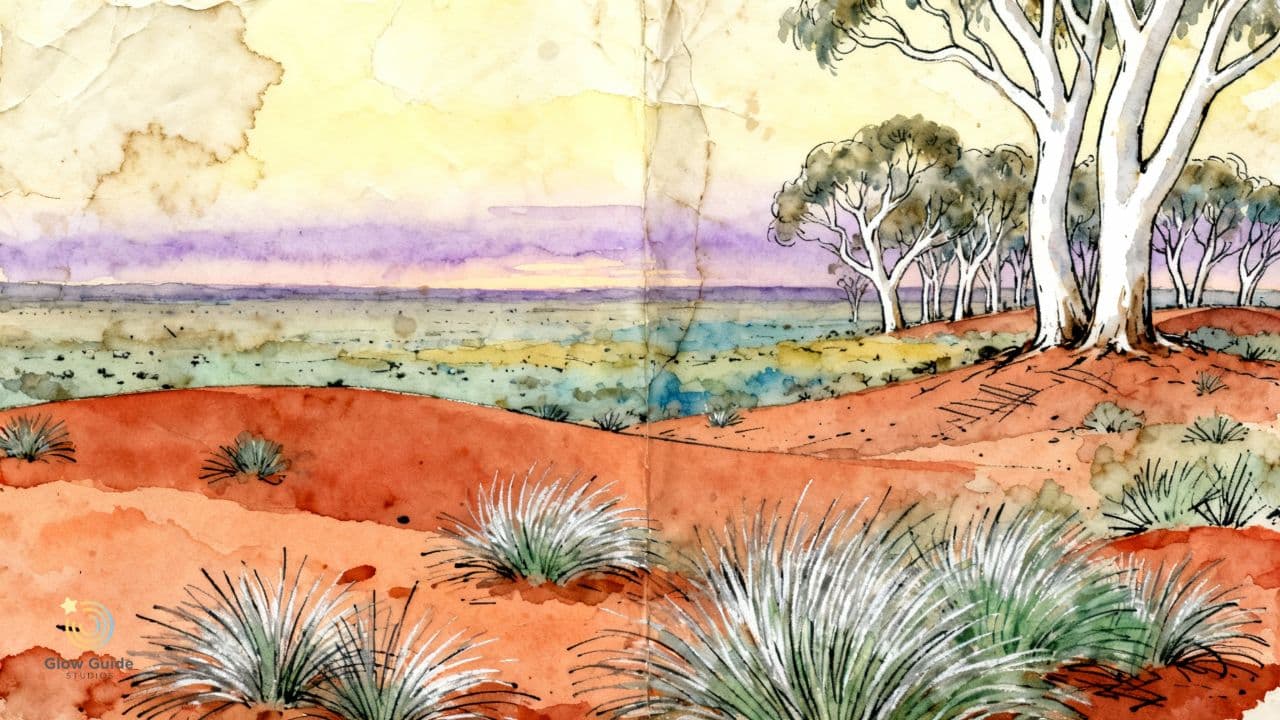 Dancing Rain Among Outback Sheep