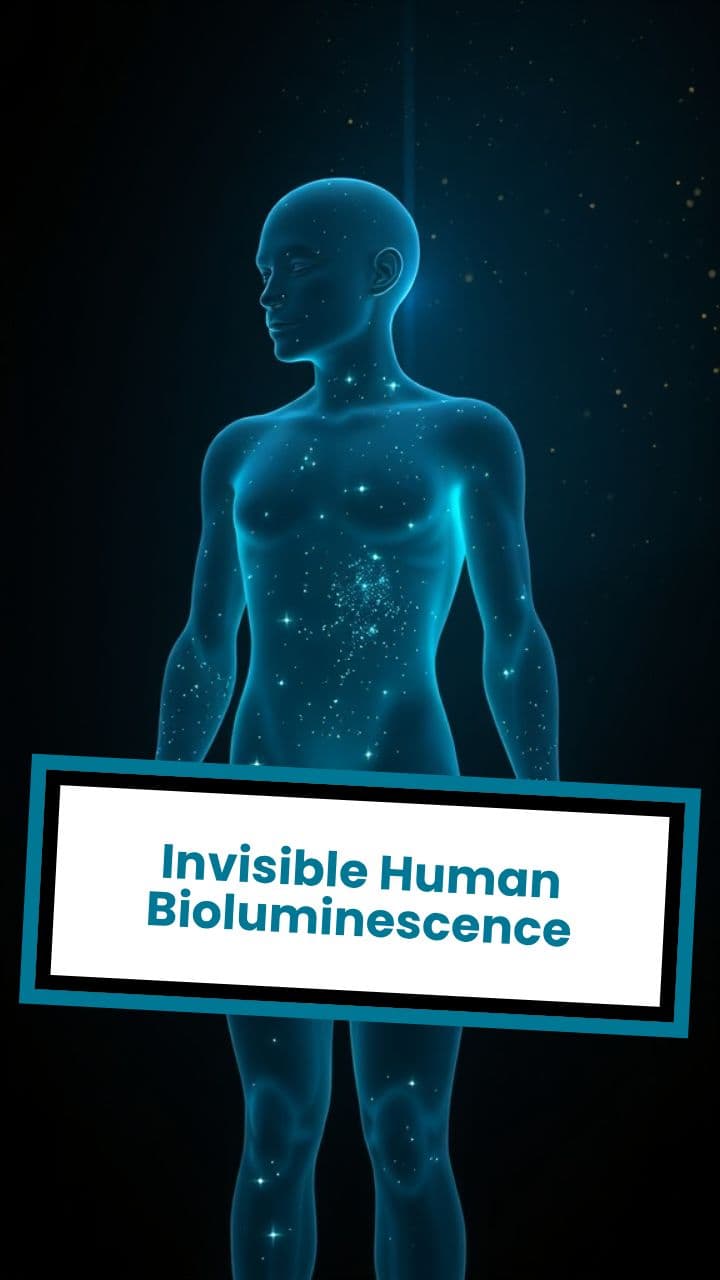 Invisible Human Bioluminescence