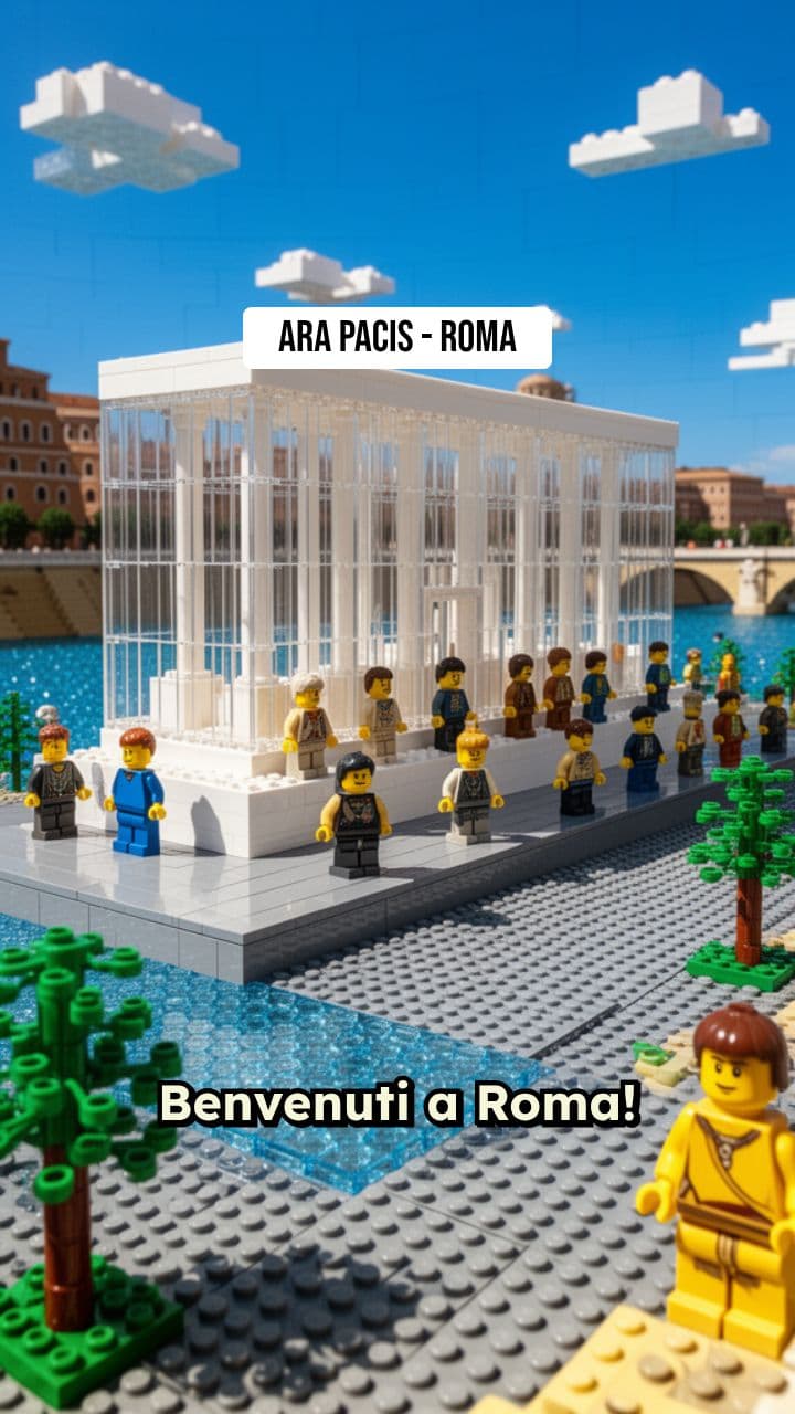 L'Ara Pacis in Mattoncini