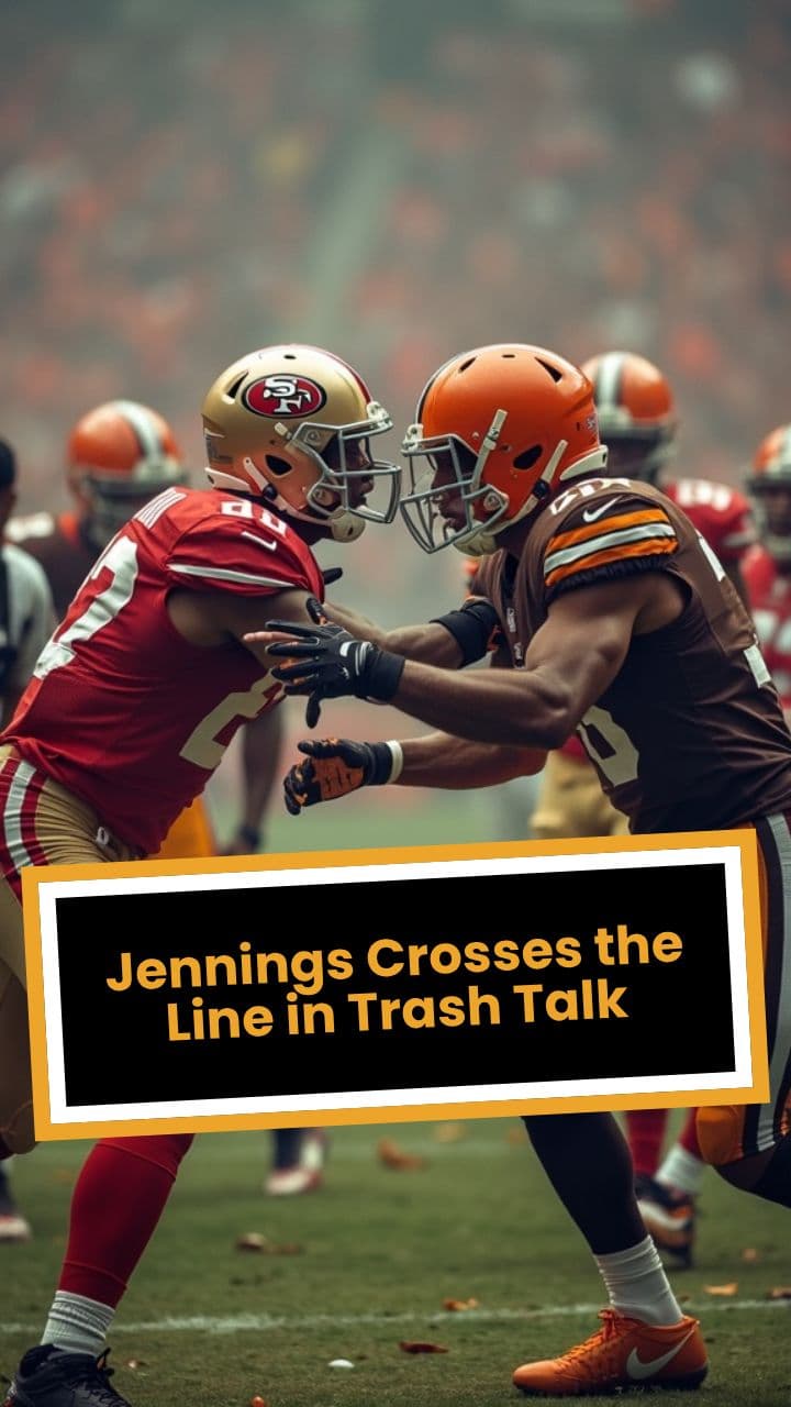 Jennings Crosses the Line in Trash Talk