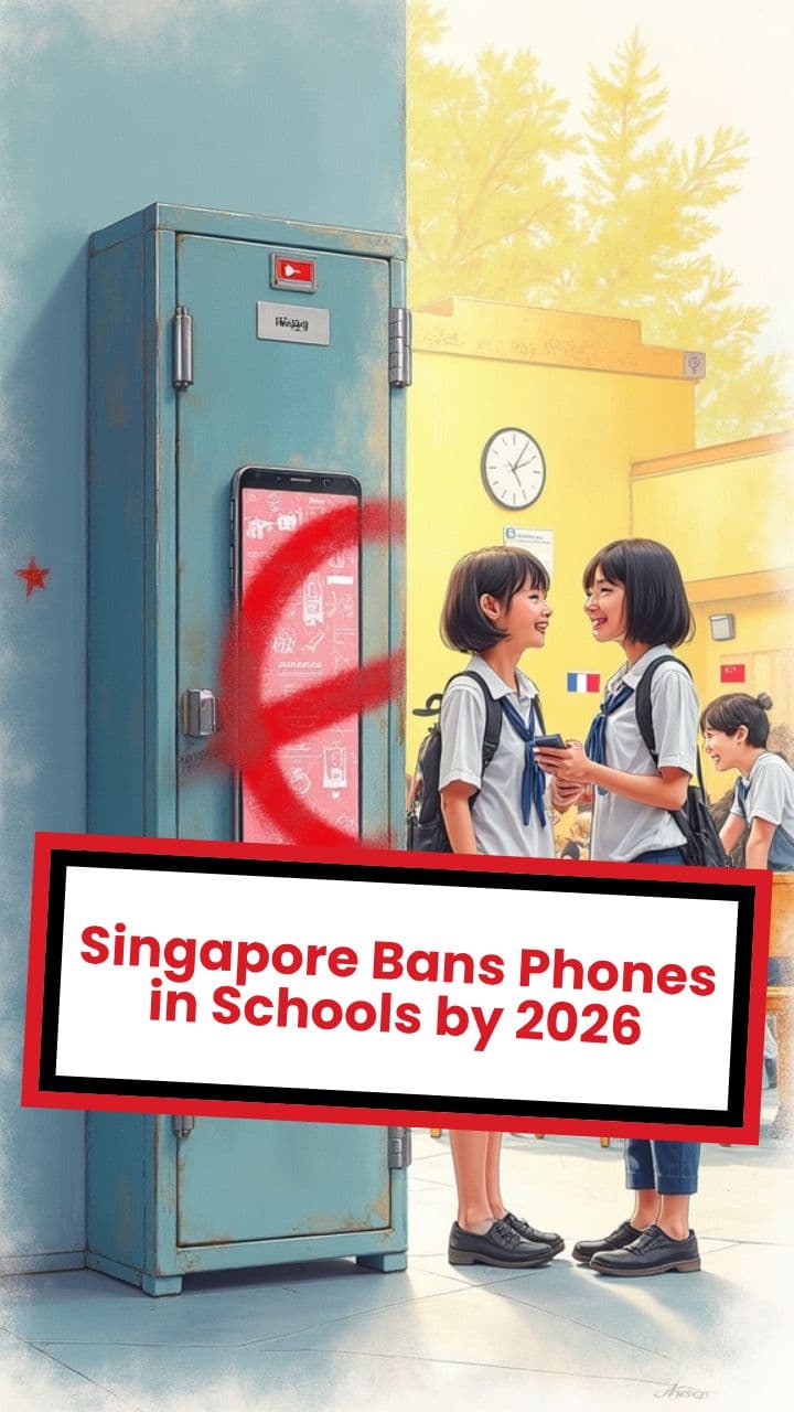 Singapore Bans Phones in Schools by 2026