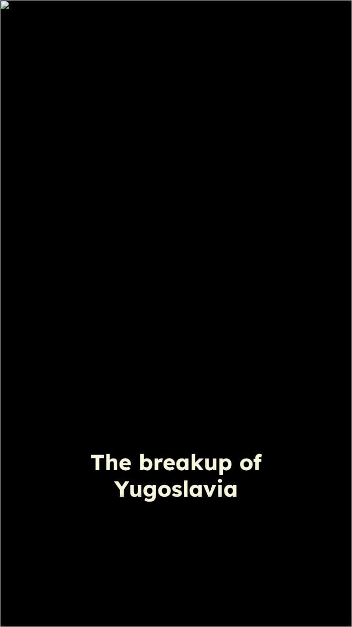 Balkanization: A Tragic Ethnic Conflict