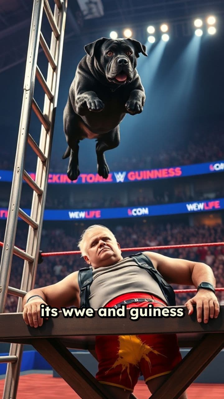 Labrador Jumps to Defeat Hulk Hogan