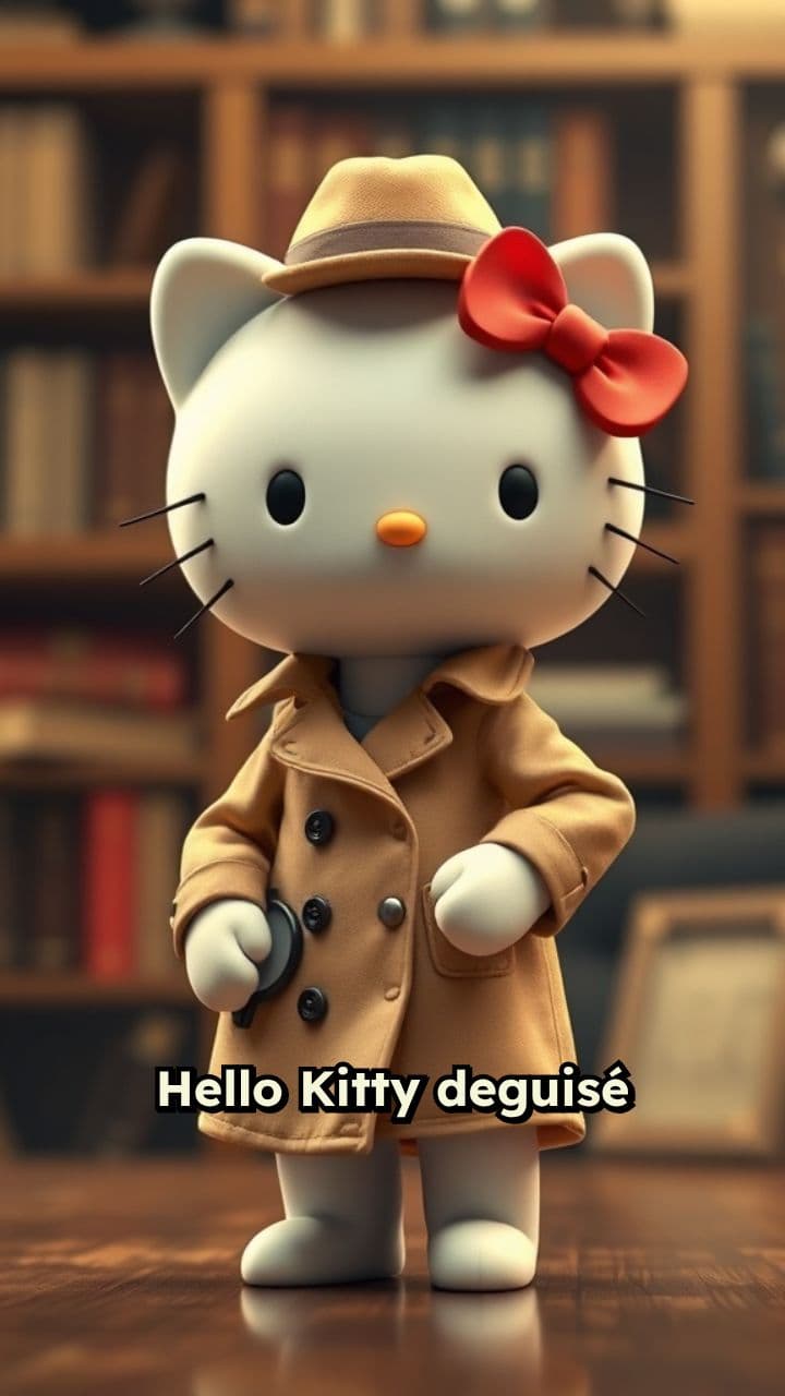 Hello Kitty, l'inspecteur en quête de dates